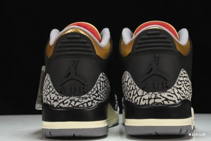 Jordan CK9246-067 Gold” 3 “Black Air 0819